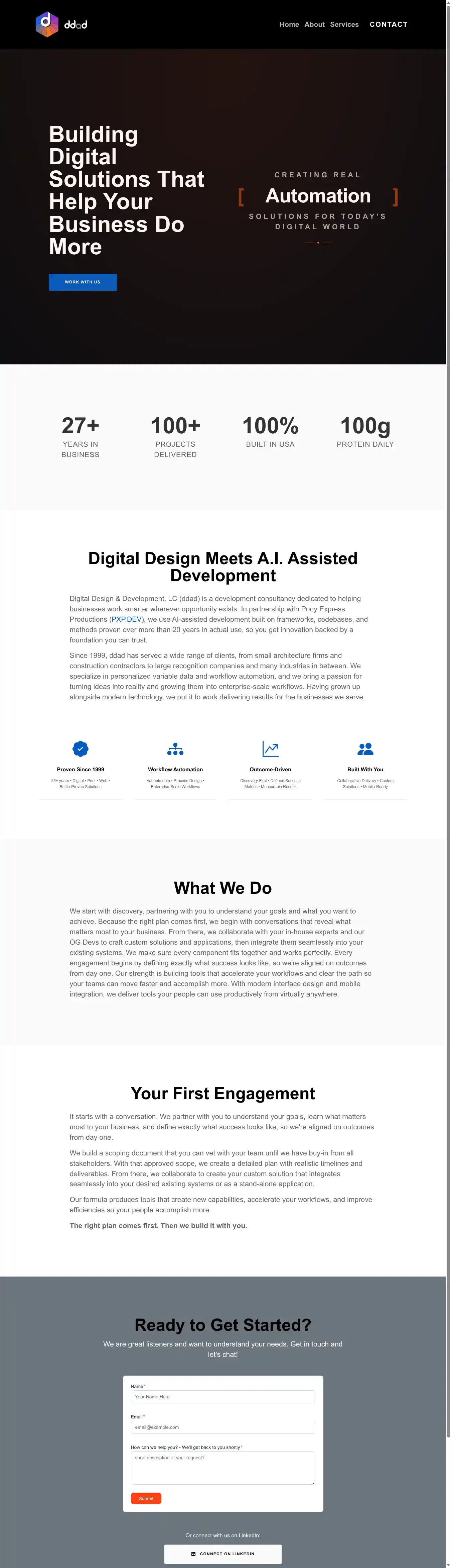 Full-page screenshot of Homepage as rendered during the desktop scan.